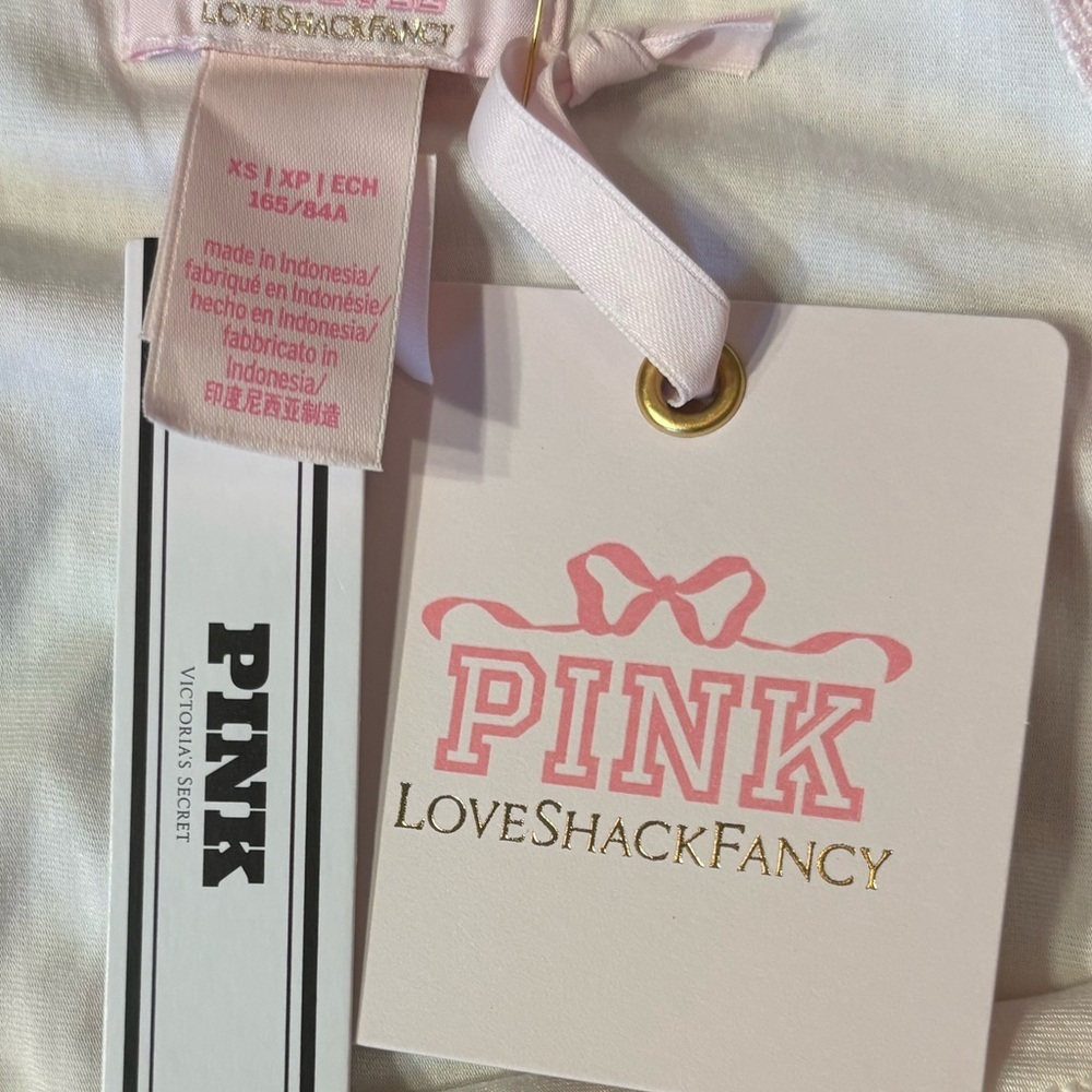 Limited edition LoveShackFancy x Victoria’s Secret PINK lace minidress. - Picture 9 of 9